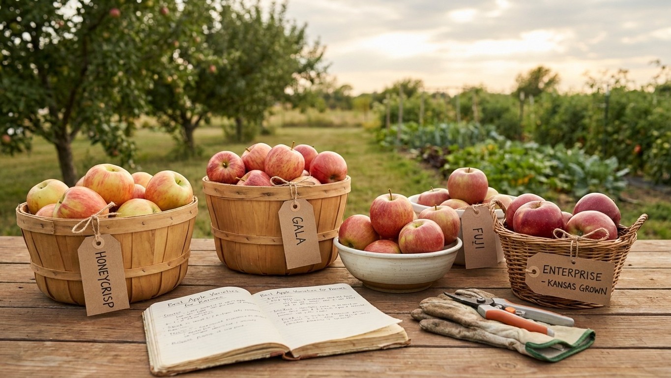 The Best Apple Varieties for Kansas