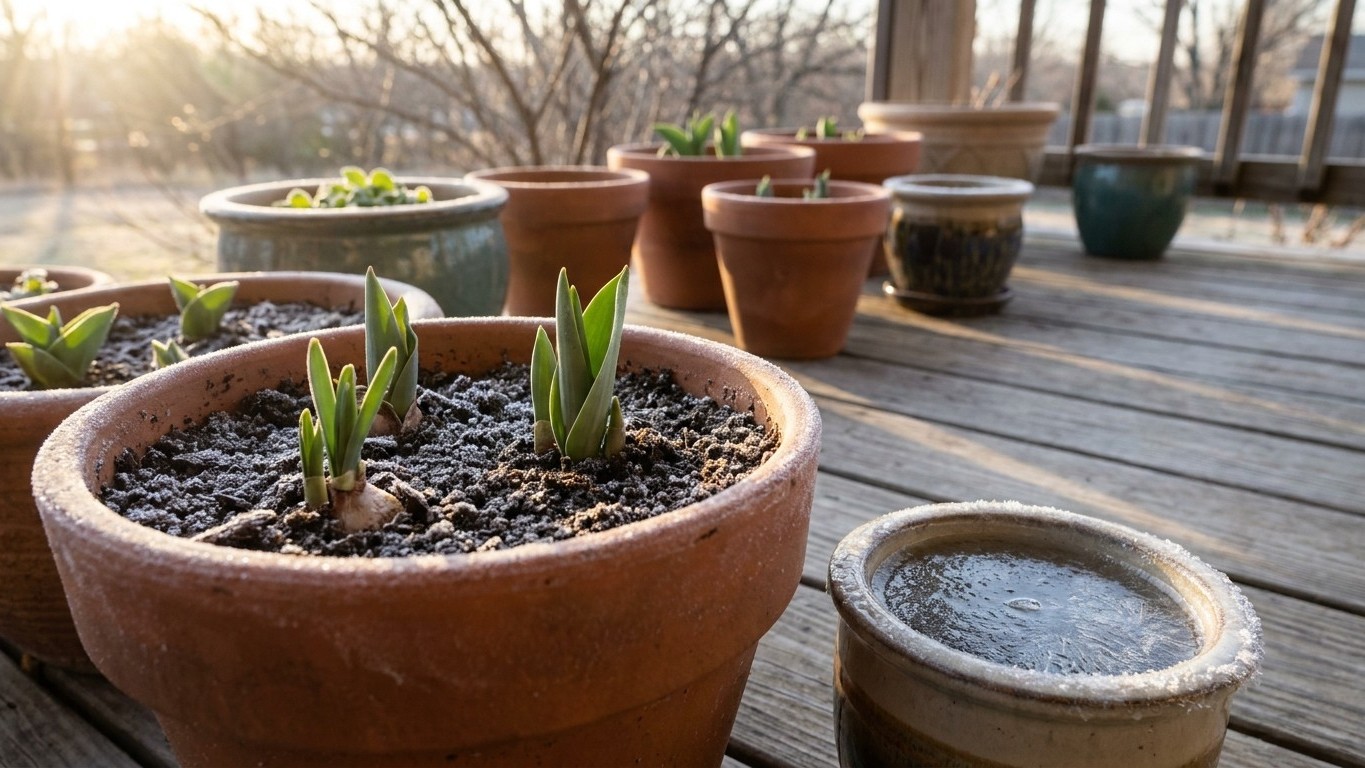 Growing Spring Bulbs in Containers in Kansas