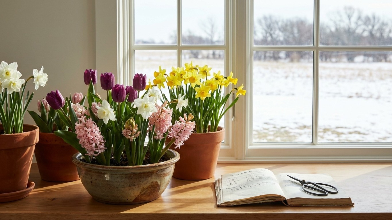 Forcing Spring Bulbs Indoors in Kansas