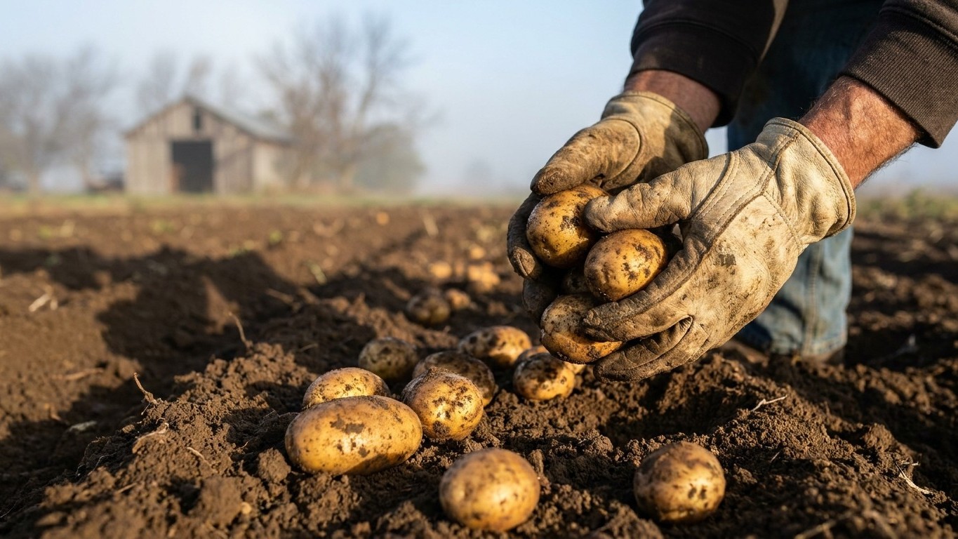 Harvesting and Storing Potatoes in Kansas