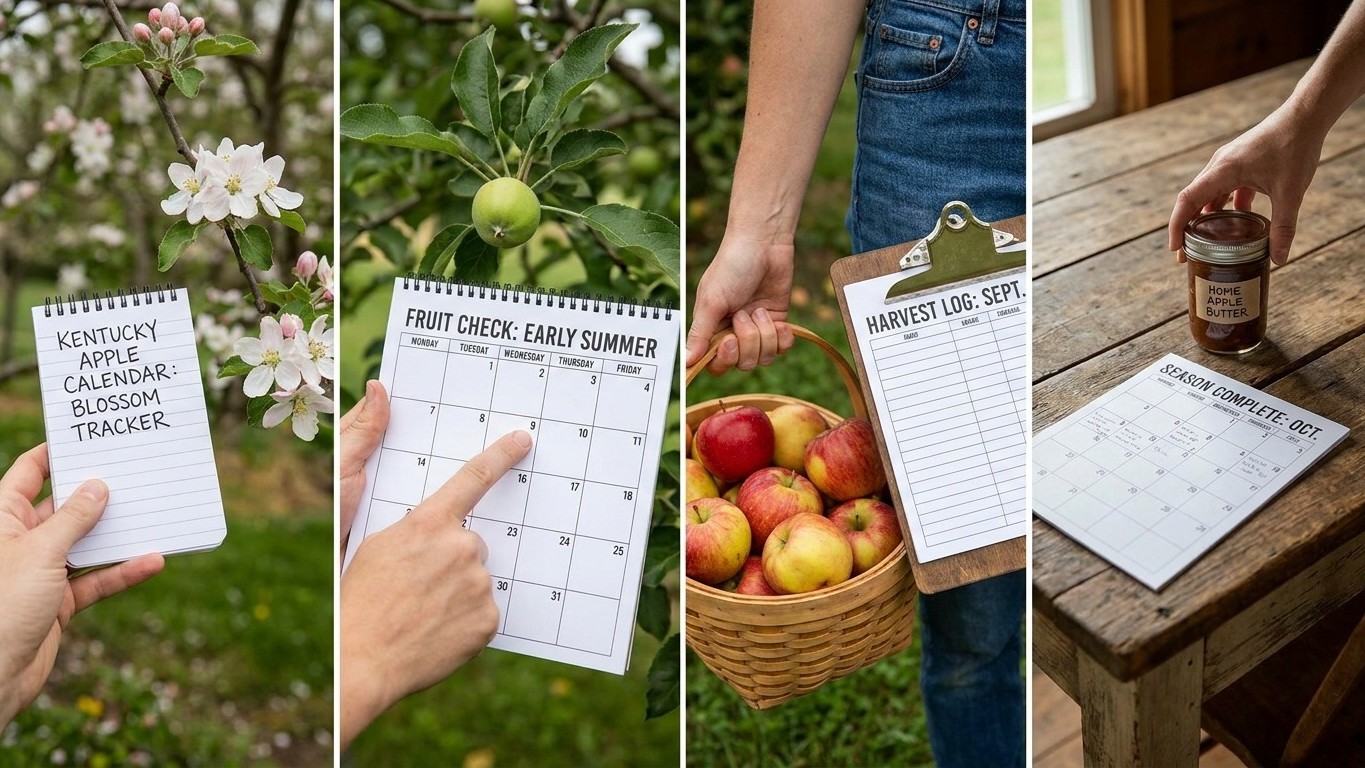 The Kentucky Apple Calendar, Stage by Stage