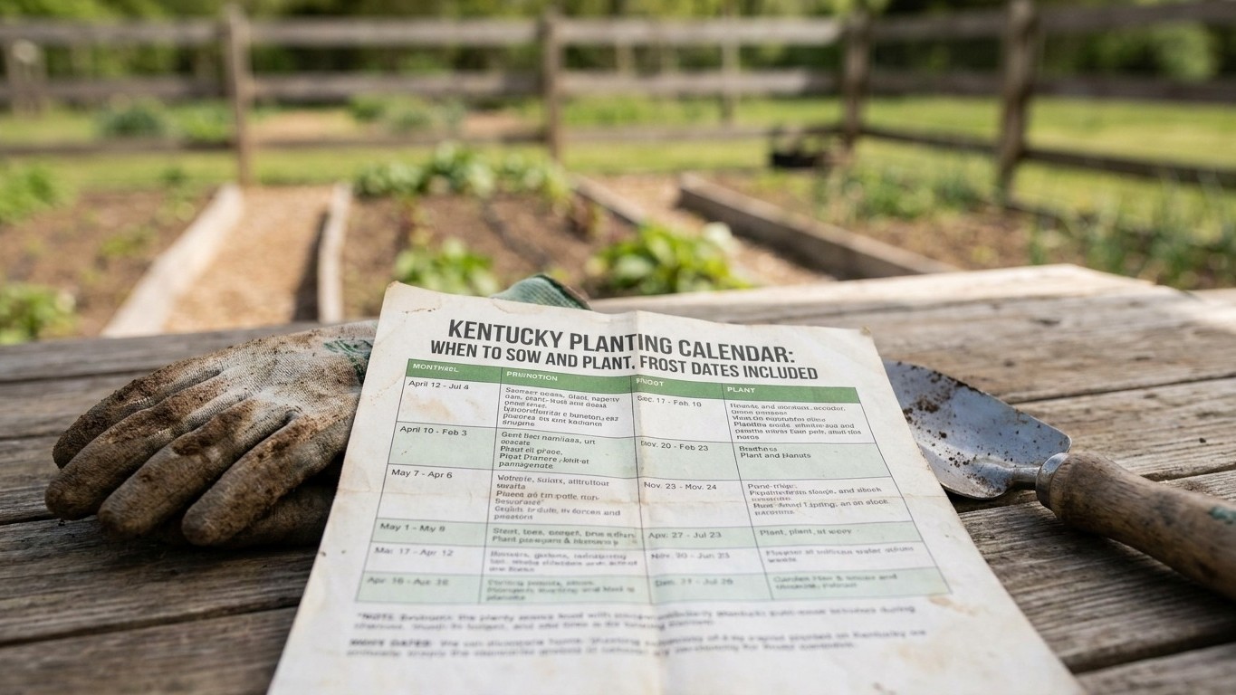 Kentucky Planting Calendar: When to Sow and Plant, Frost Dates Included