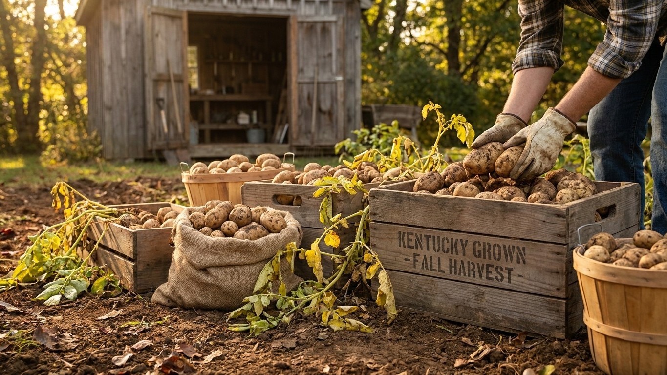 Harvesting and Storing Potatoes in Kentucky