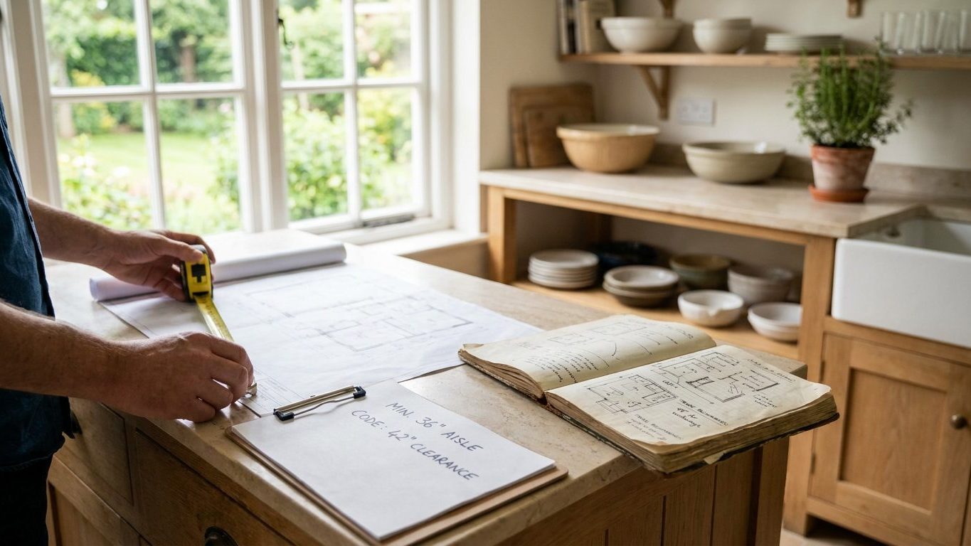 Kitchen Dimensions and Clearances: What the Code Requires and What the Trade Recommends