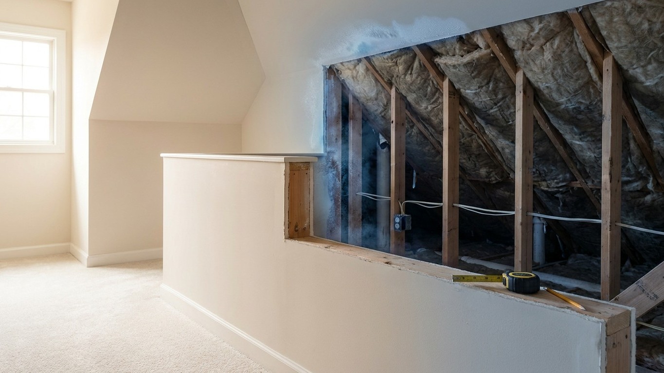 Knee Walls and Finished Attic Rooms: Why They Are Always Cold