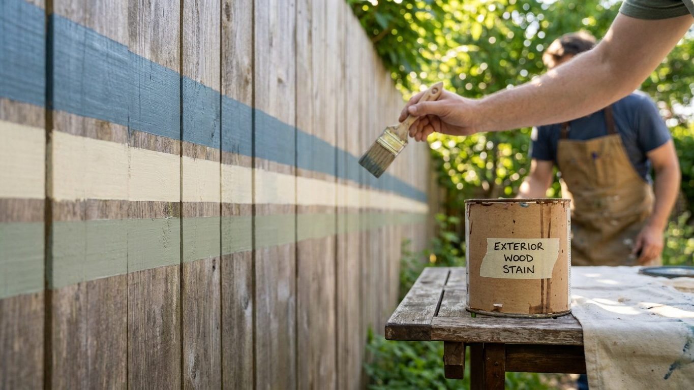 Bands and Stripes Down a Finished Wall