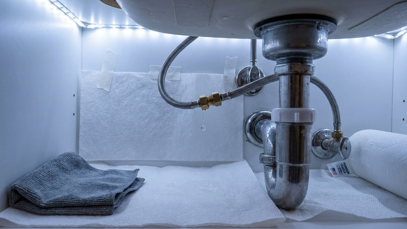A Leak Under the Sink: Finding Where It Starts