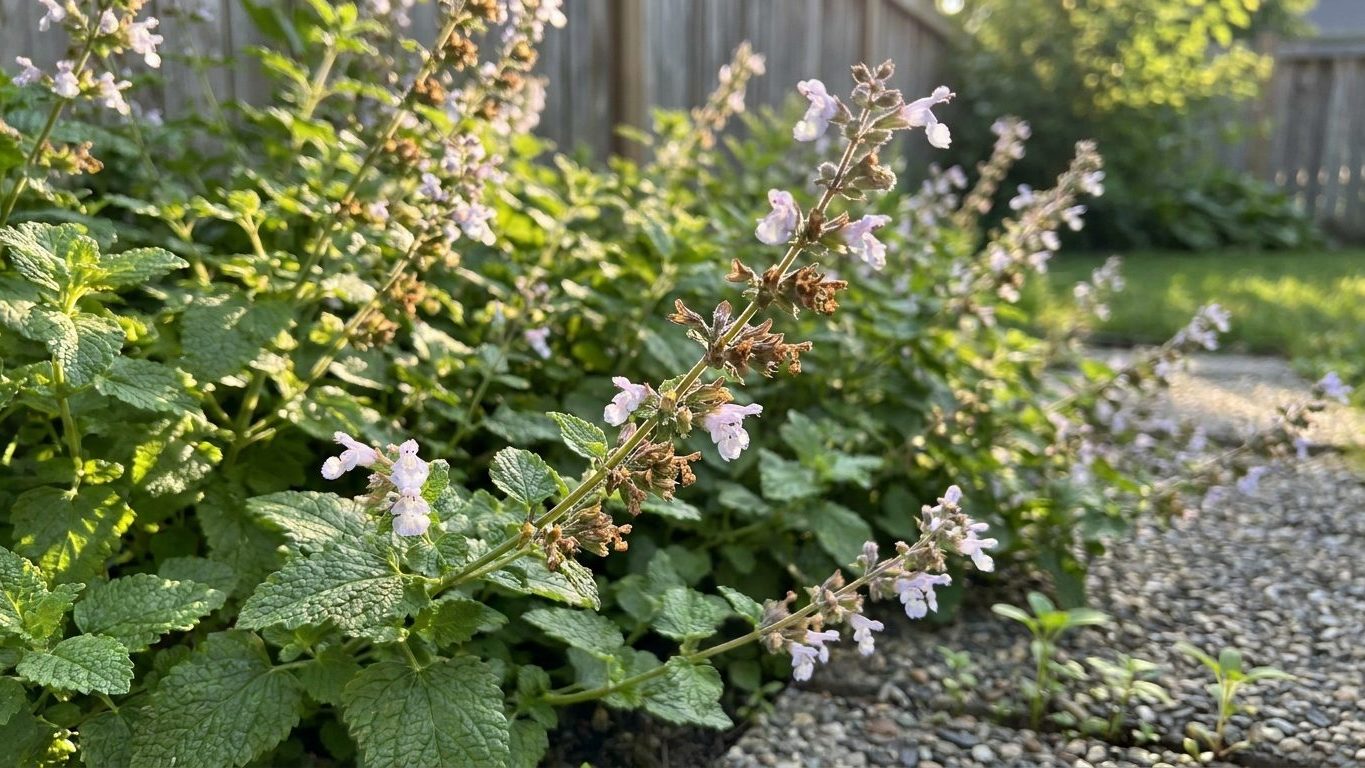 Lemon Balm Seeds Itself Everywhere