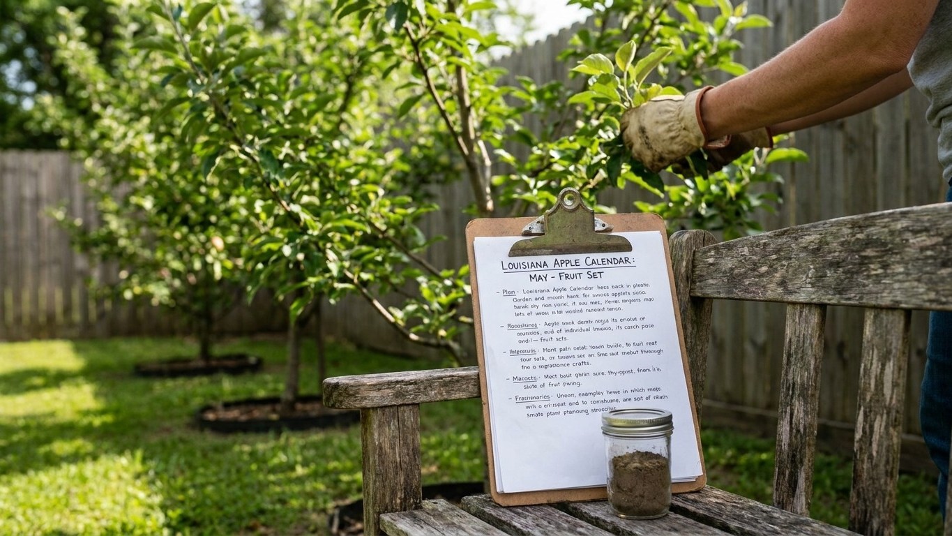 The Louisiana Apple Calendar, Stage by Stage