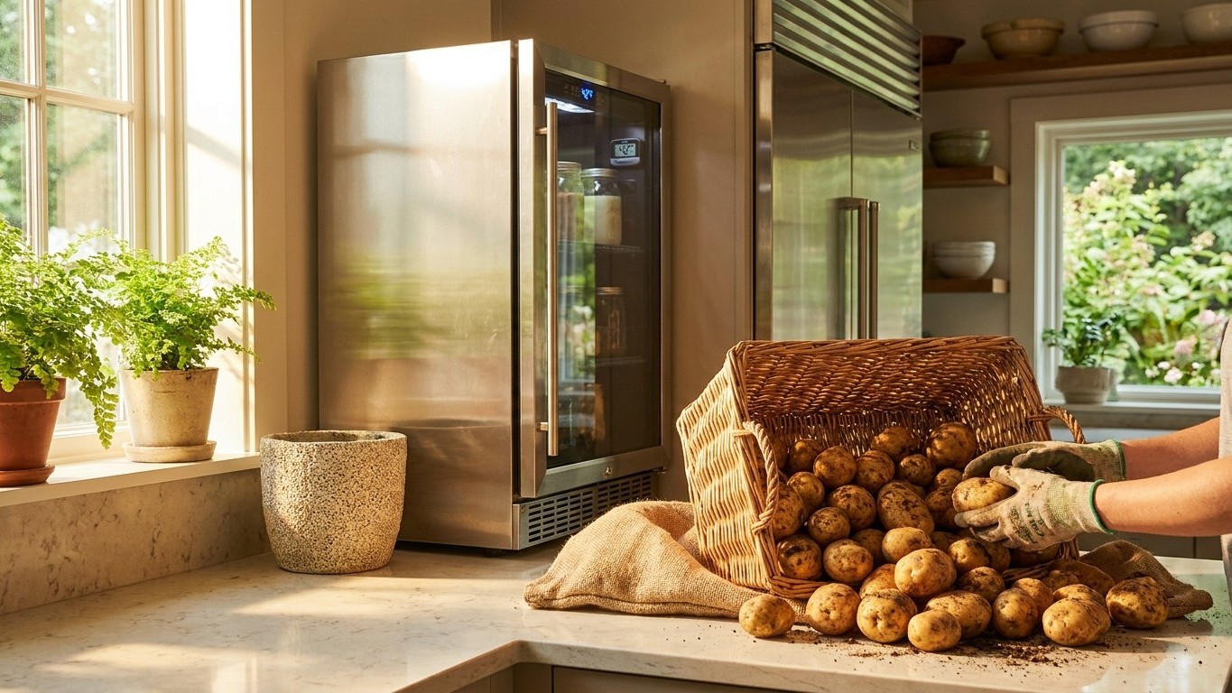 Harvesting and Storing Potatoes in Louisiana