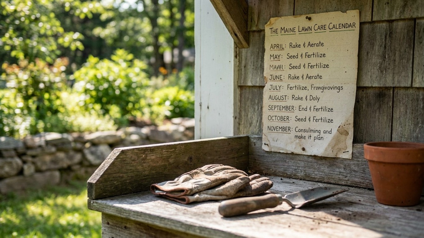 The Maine Lawn Care Calendar, Month by Month