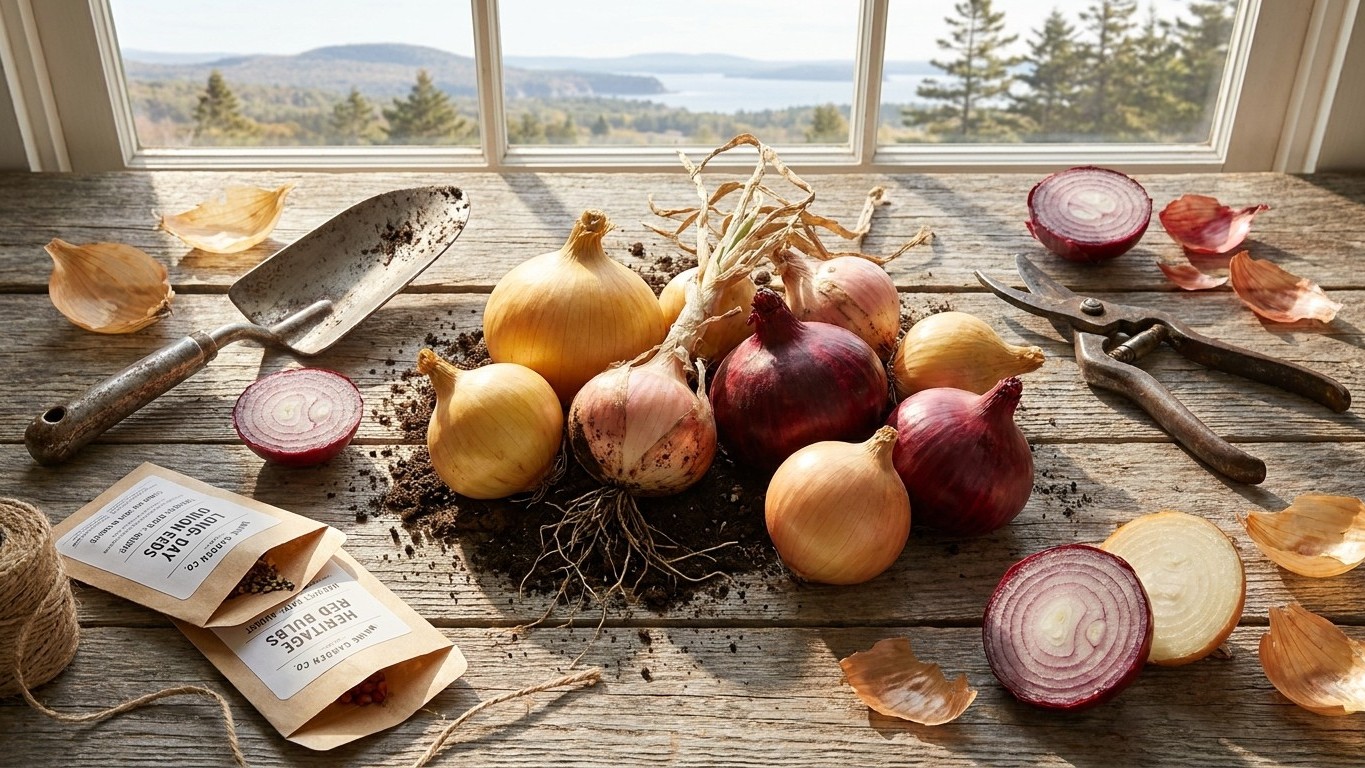 The Best Onion Varieties for Maine