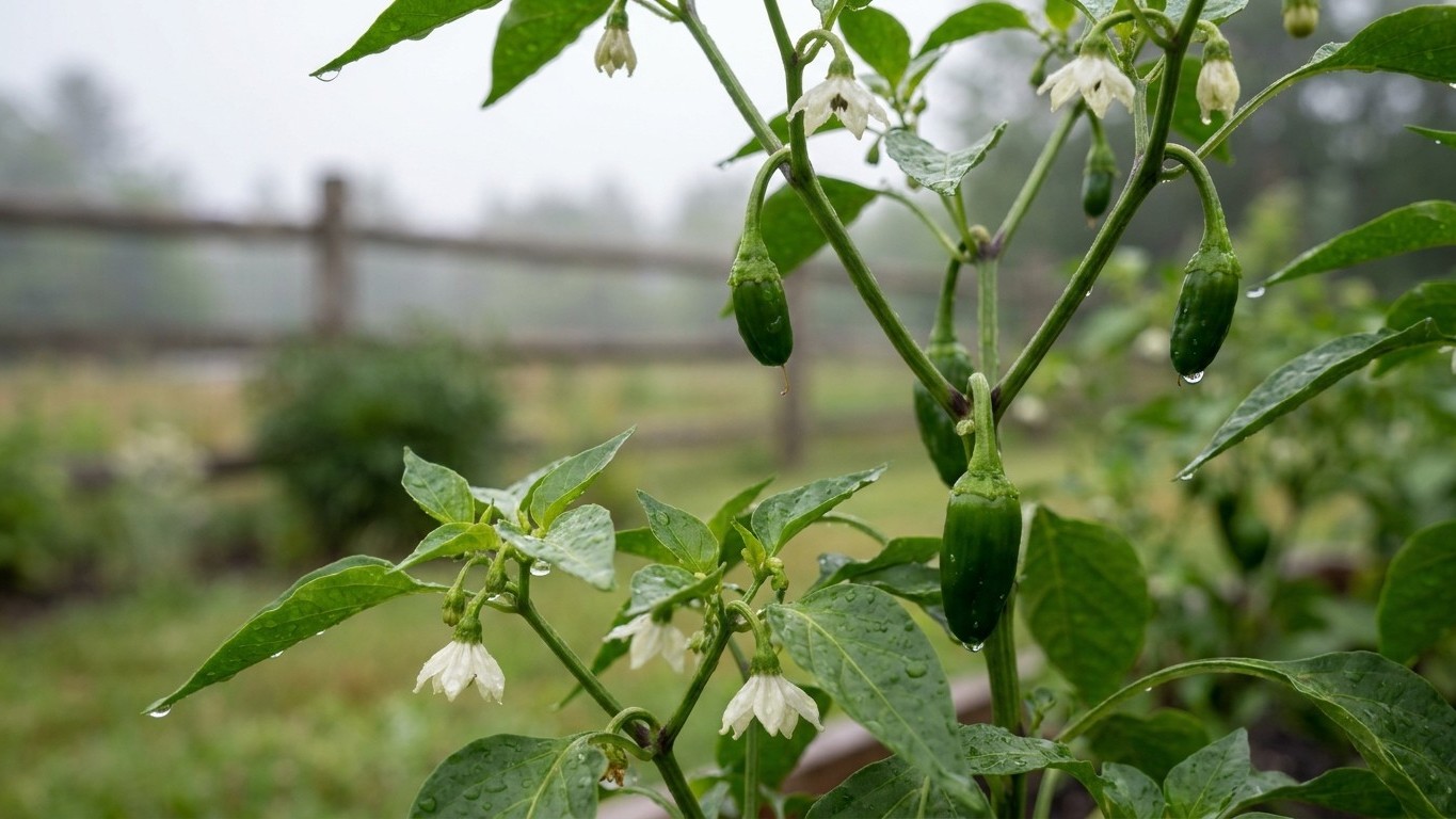 Growing Peppers in Maine: Fruit Set, Heat and Timing