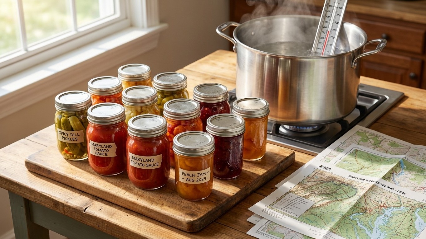Canning at Altitude in Maryland: What Your Elevation Changes