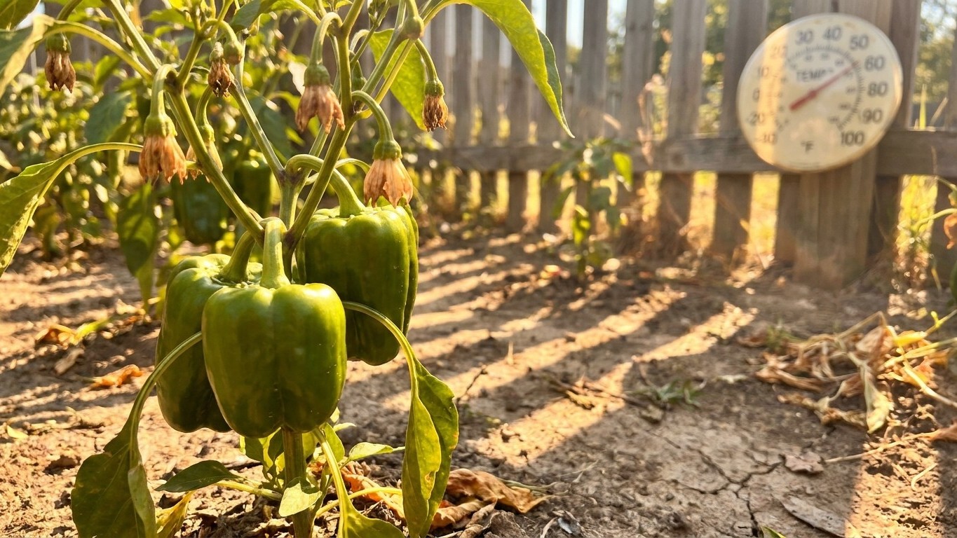 Growing Peppers in Maryland: Fruit Set, Heat and Timing
