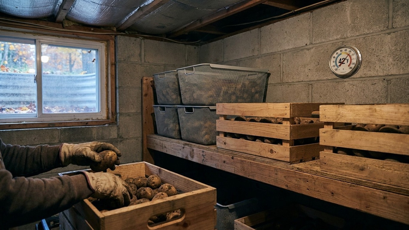 Harvesting and Storing Potatoes in Maryland