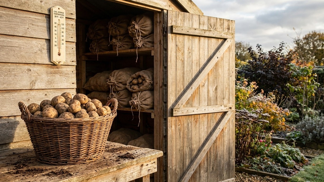 Harvesting and Storing Potatoes in Massachusetts