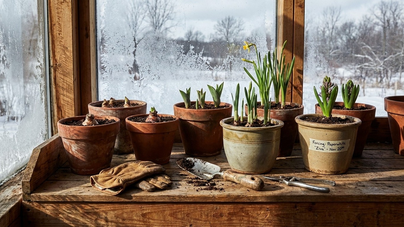 Forcing Spring Bulbs Indoors in Michigan