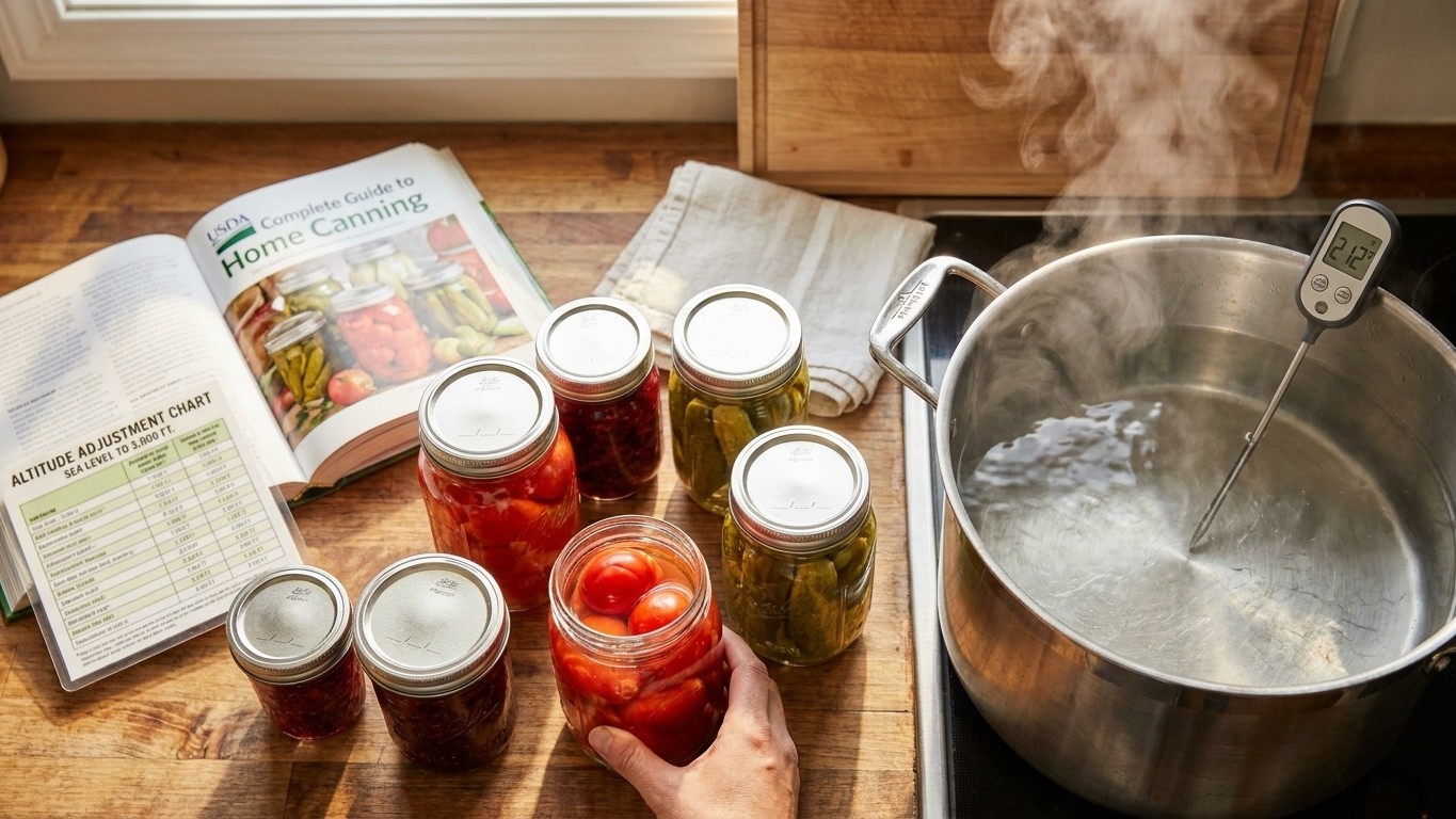 Canning at Altitude in Michigan: What Your Elevation Changes