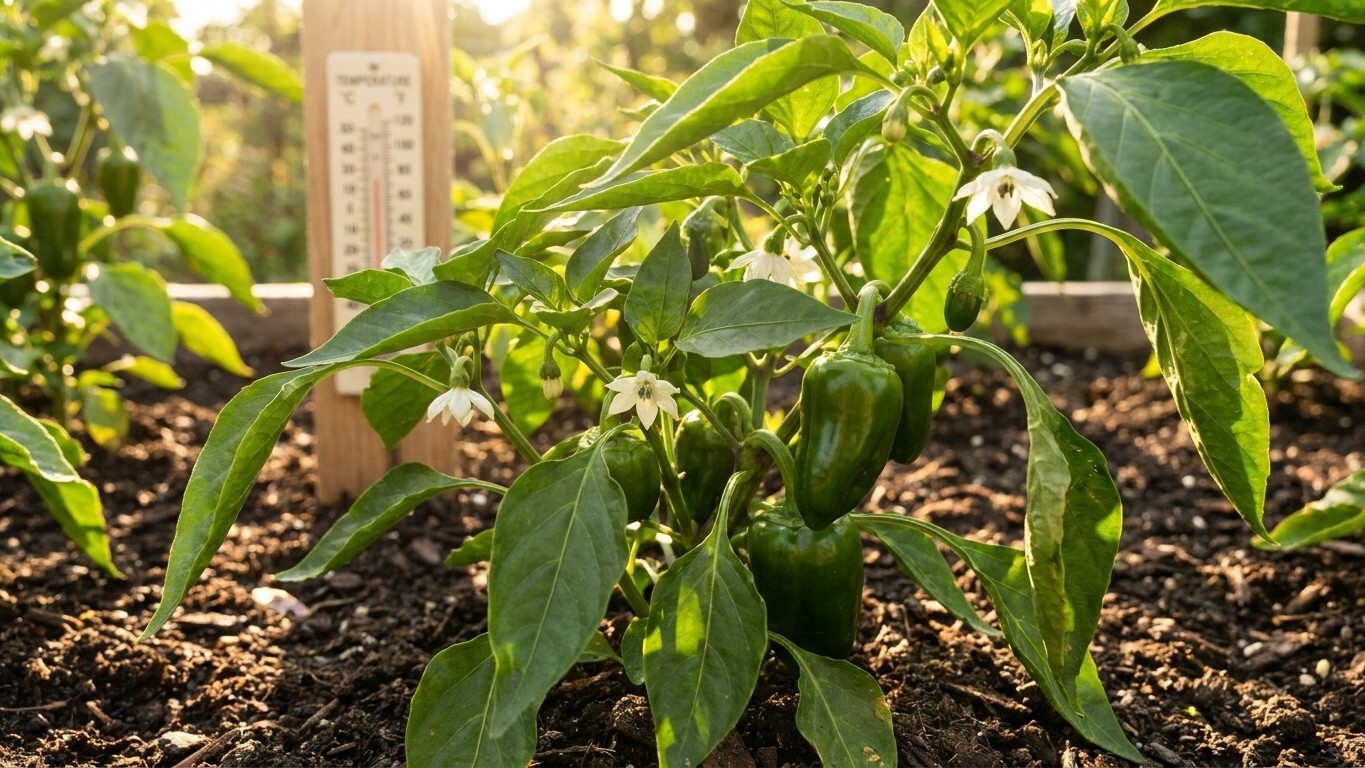 Growing Peppers in Michigan: Fruit Set, Heat and Timing