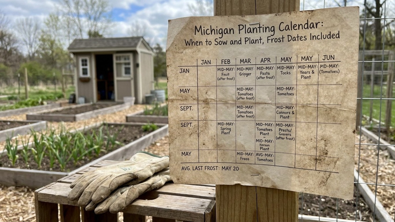Michigan Planting Calendar: When to Sow and Plant, Frost Dates Included