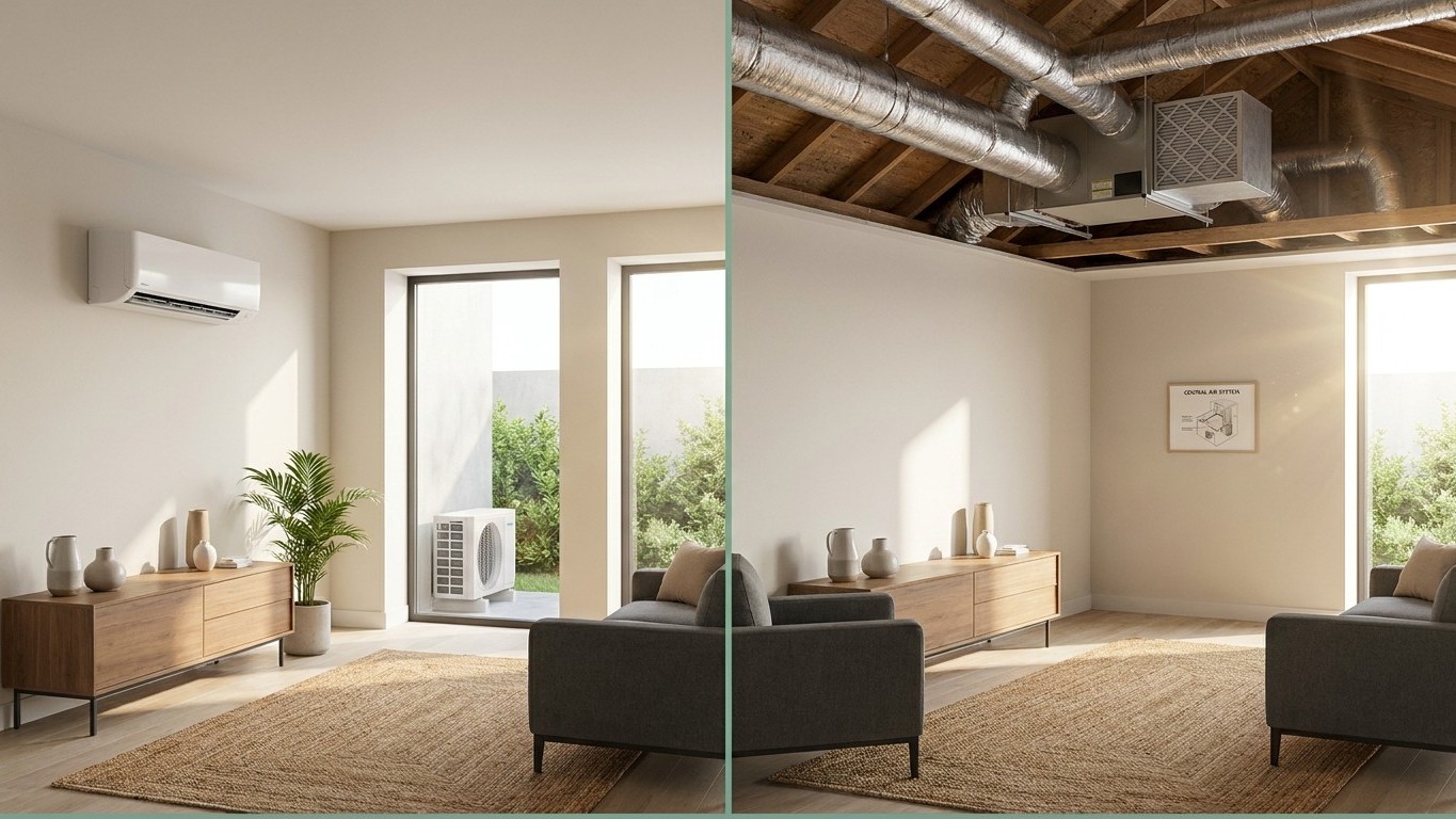 Ductless or Central: Which One a House Actually Needs
