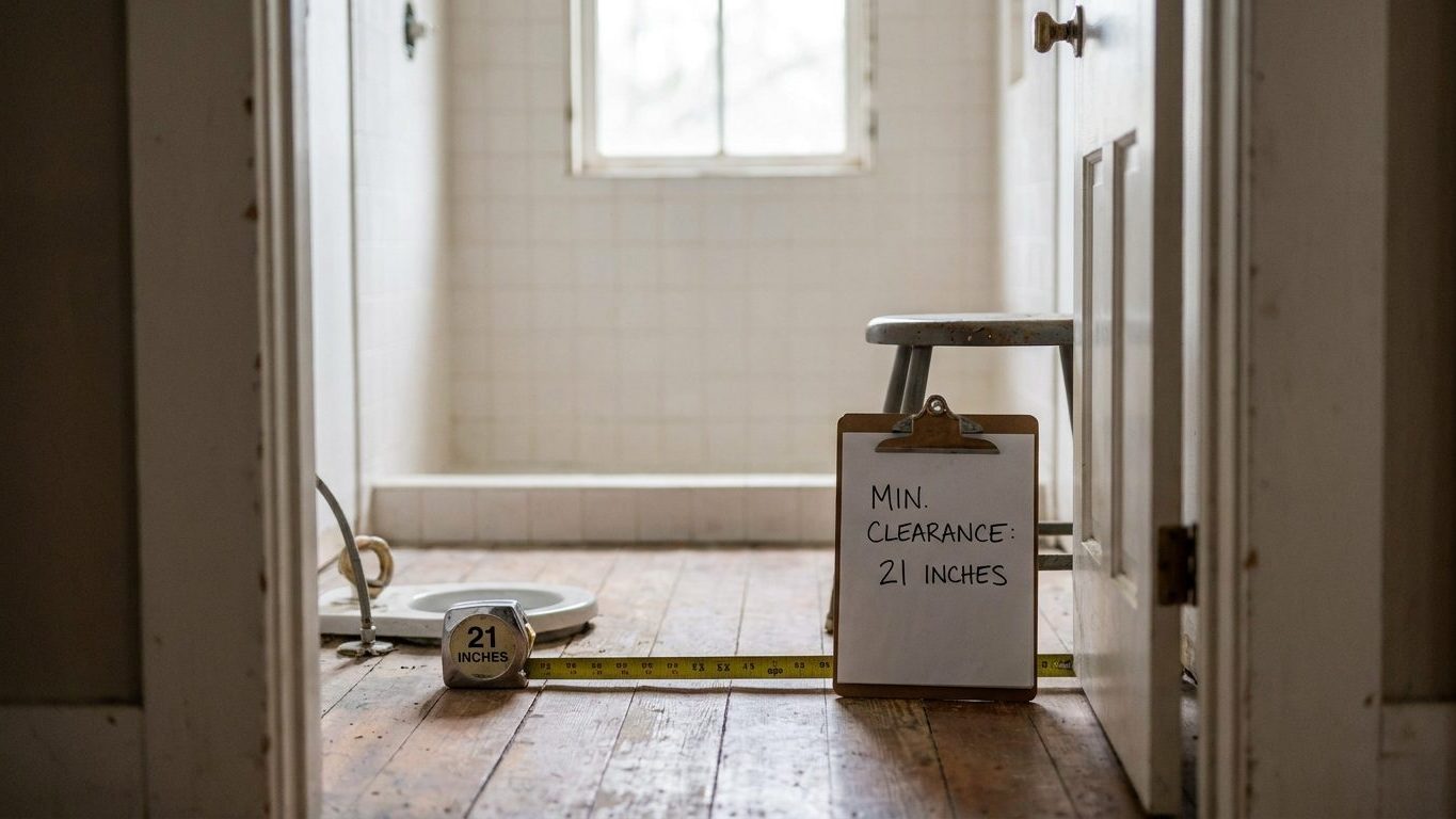 Minimum Bathroom Size: What the Code Actually Requires