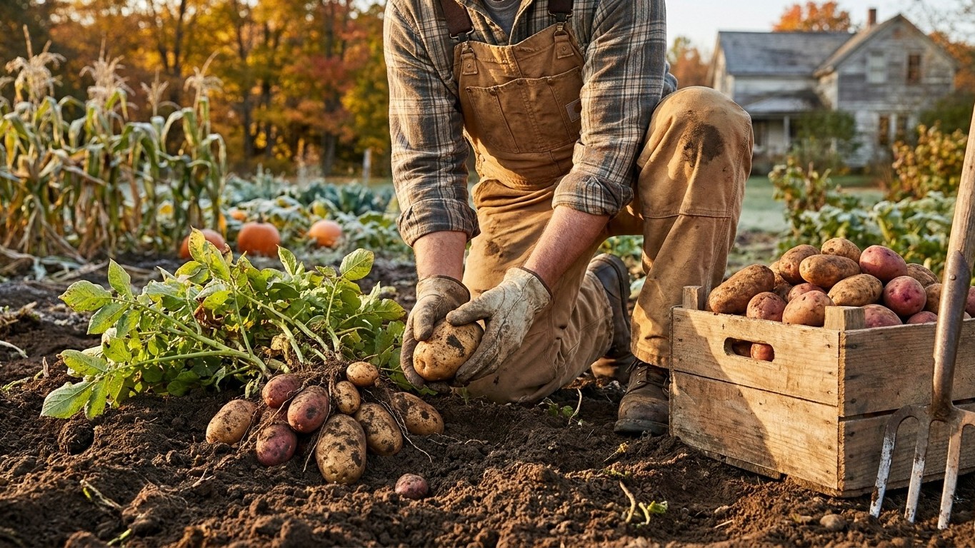 Harvesting and Storing Potatoes in Minnesota
