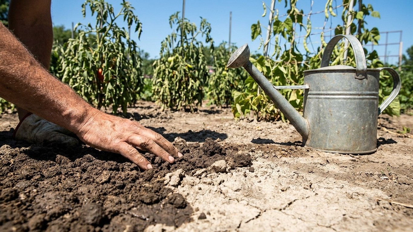 Watering Through a Dry Spell in Minnesota
