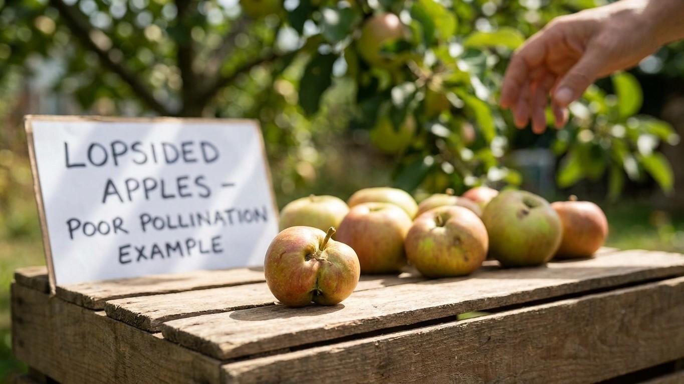 Lopsided Apples: What Poor Pollination Looks Like
