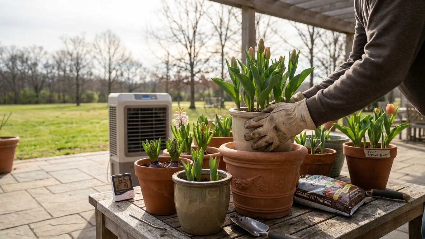 Growing Spring Bulbs in Containers in Mississippi