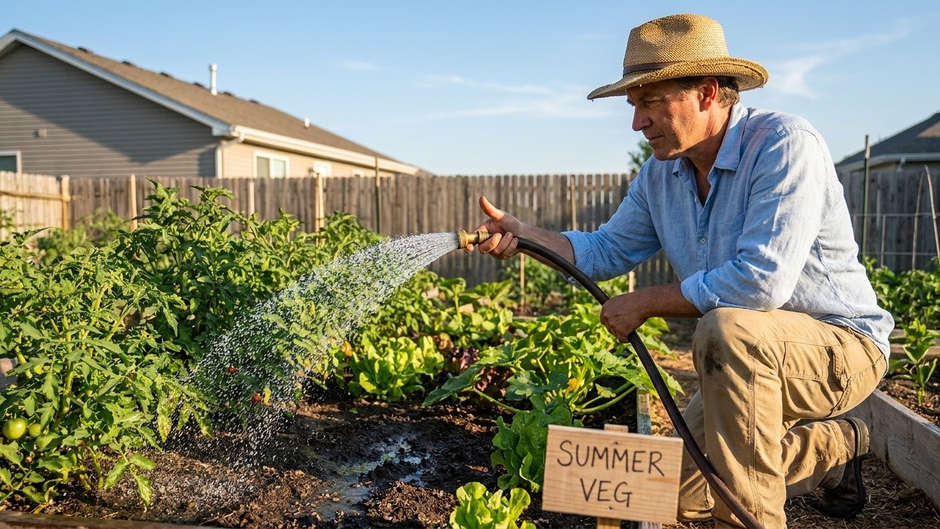 Watering Through a Dry Spell in Missouri