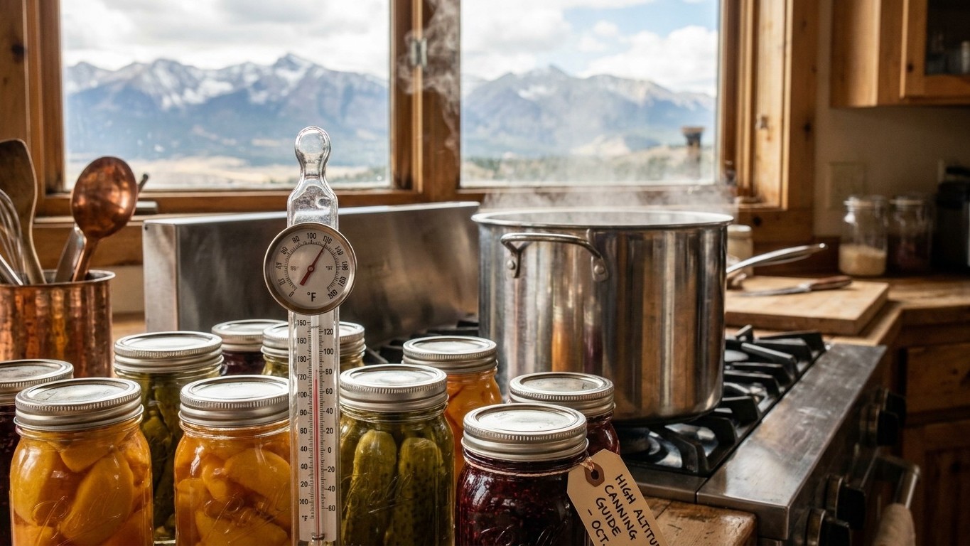 Canning at Altitude in Montana: What Your Elevation Changes