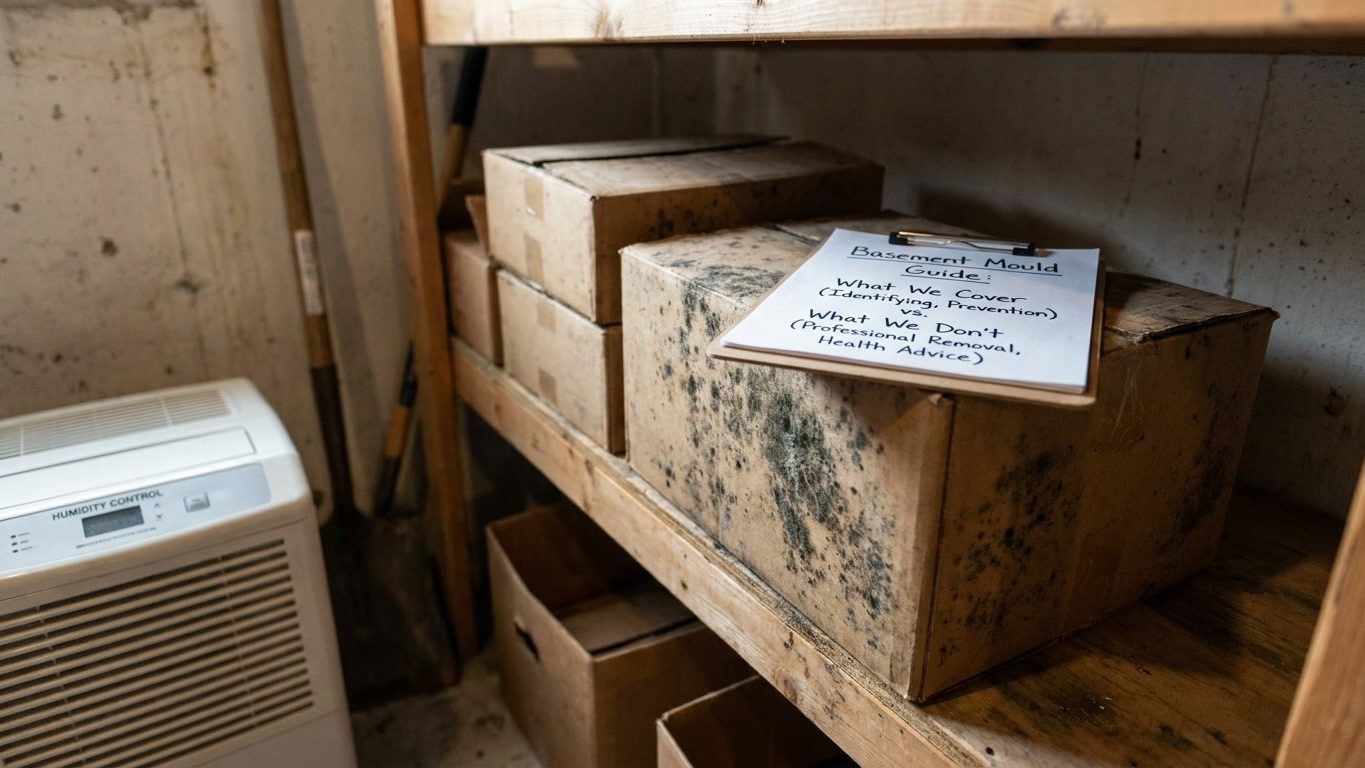 Mould in a Basement: What This Site Will and Will Not Say