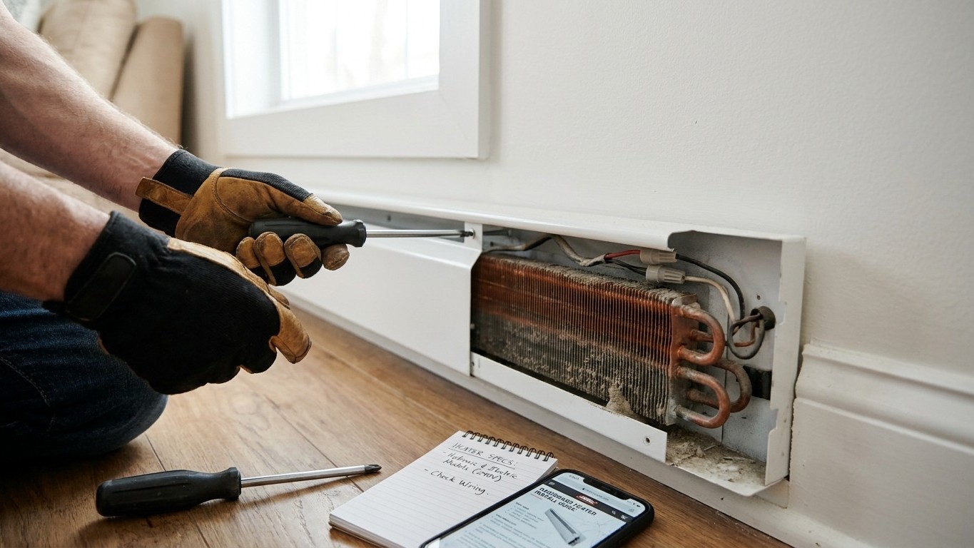 Moving or Removing a Baseboard Heater: What It Actually Involves