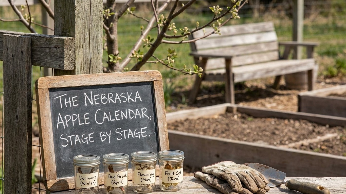 The Nebraska Apple Calendar, Stage by Stage