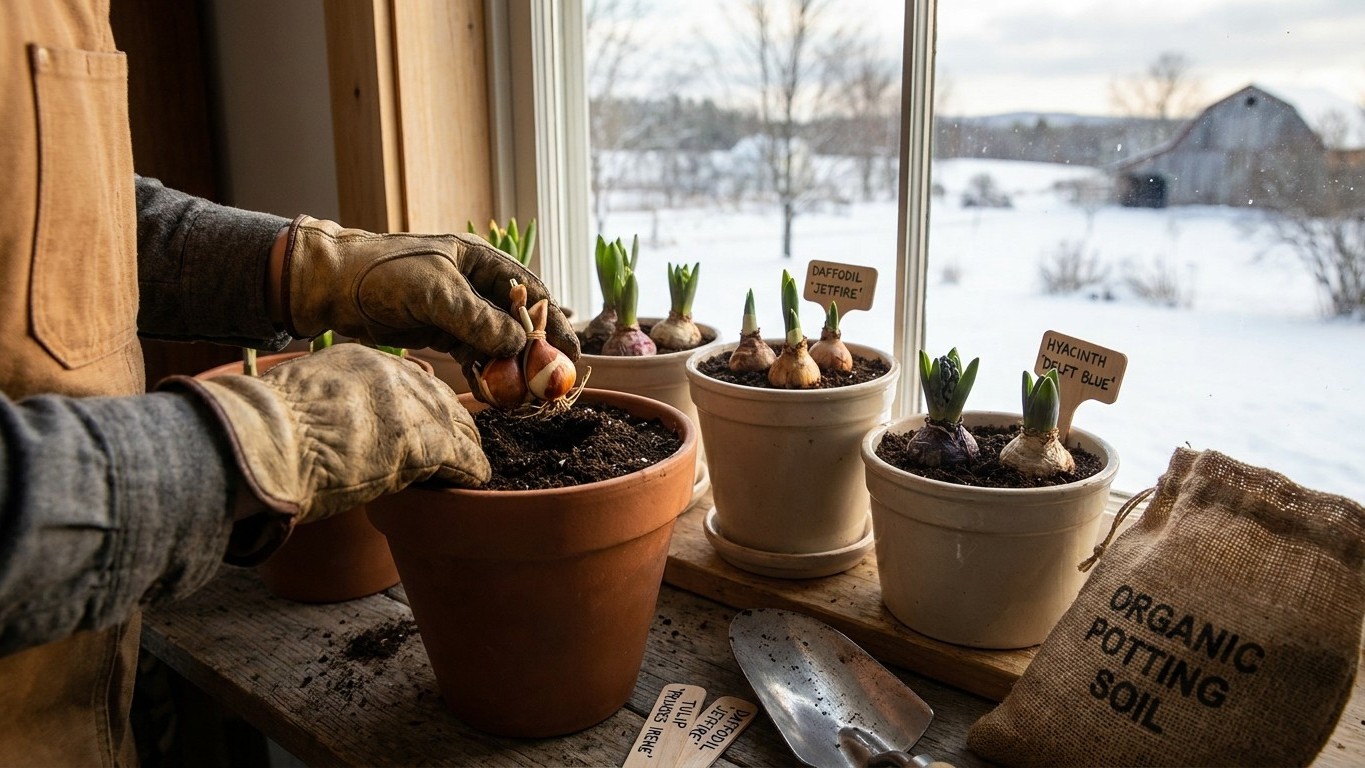 Forcing Spring Bulbs Indoors in Nebraska