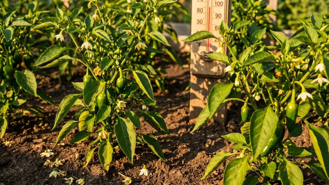 Growing Peppers in Nebraska: Fruit Set, Heat and Timing