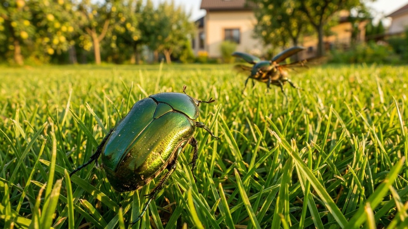 Green June beetle in Nebraska: When It Shows Up and What Stops It