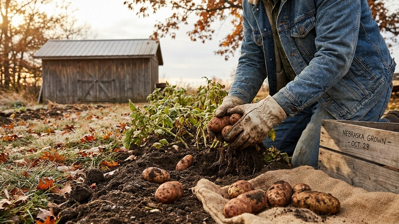 Harvesting and Storing Potatoes in Nebraska