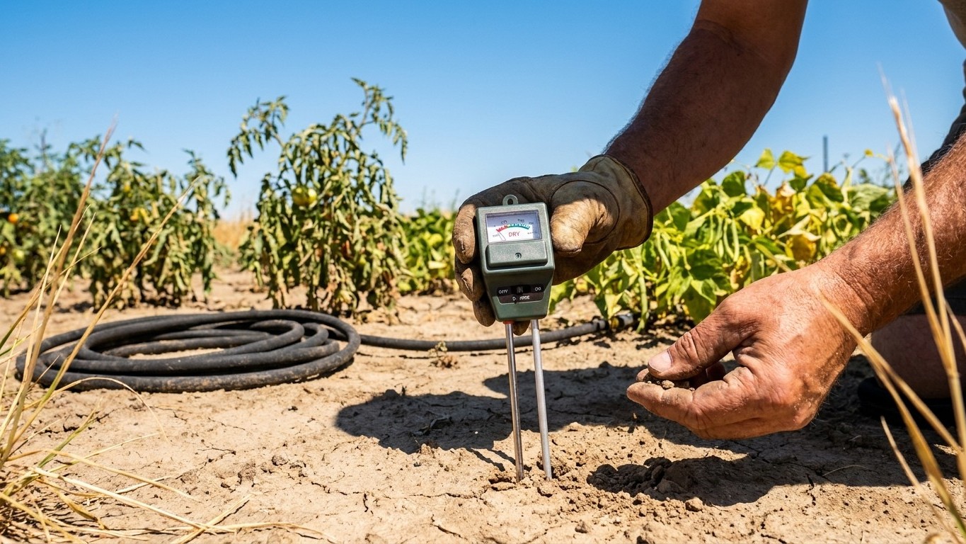 Watering Through a Dry Spell in Nebraska
