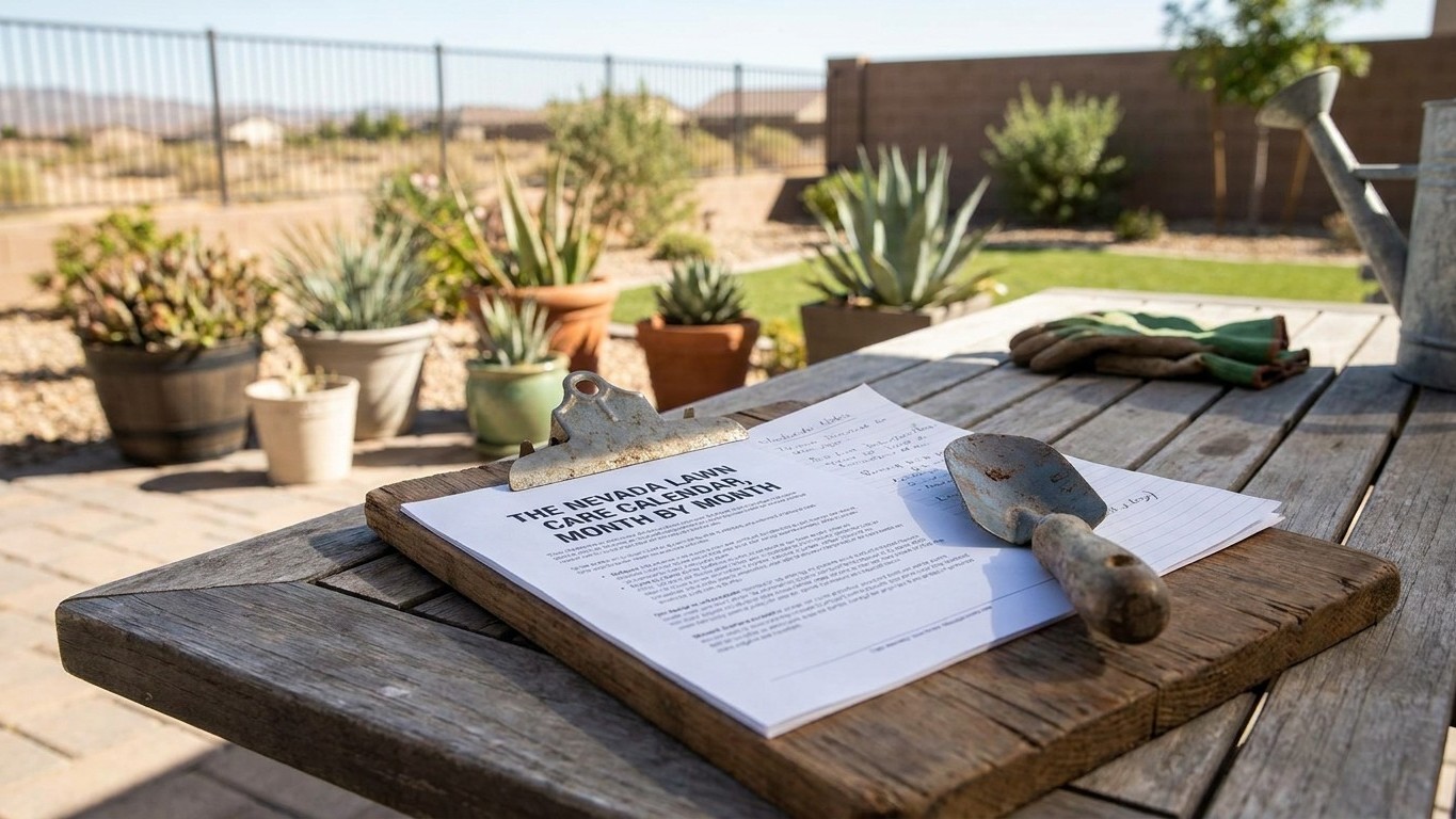 The Nevada Lawn Care Calendar, Month by Month