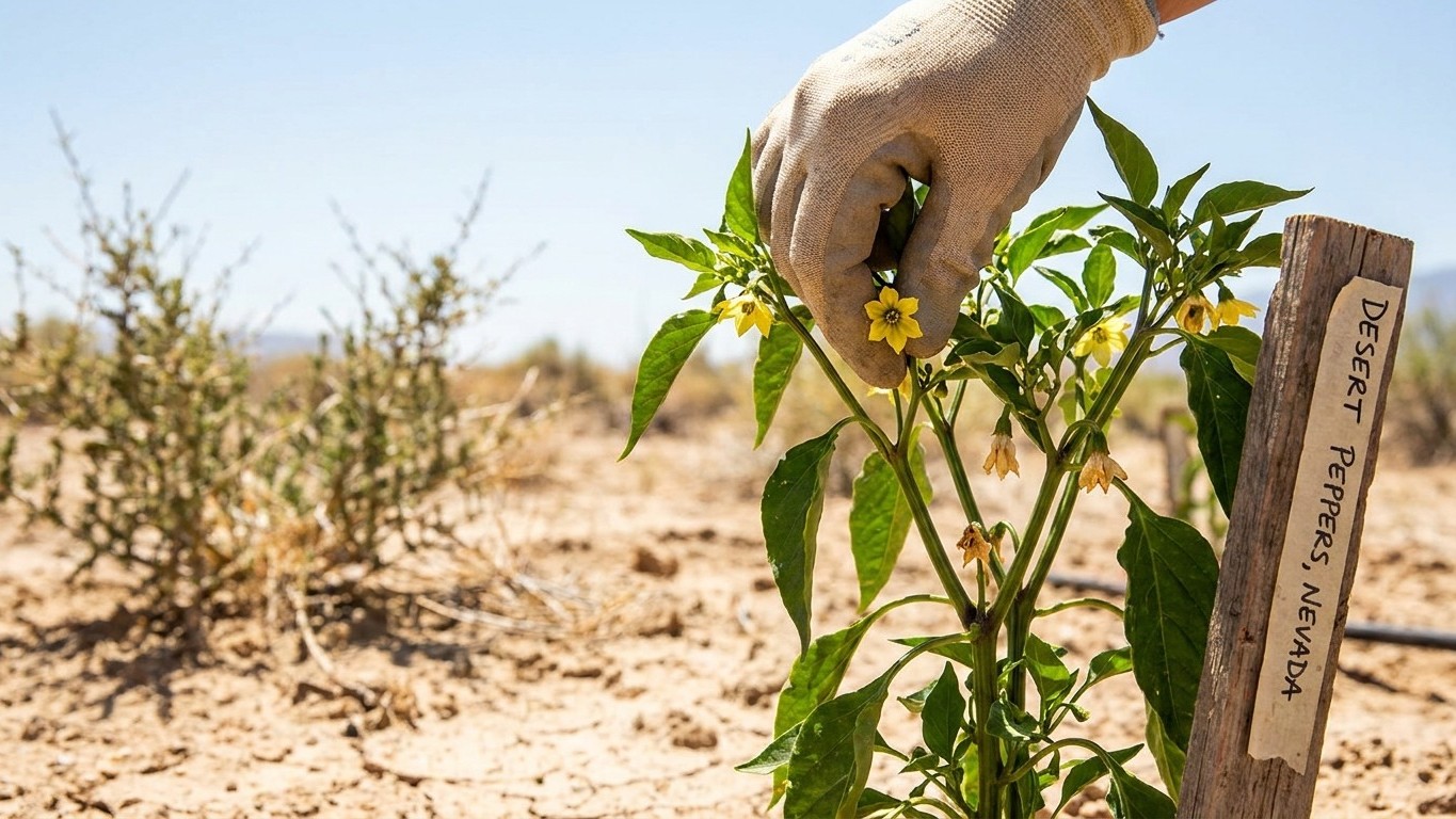 Growing Peppers in Nevada: Fruit Set, Heat and Timing