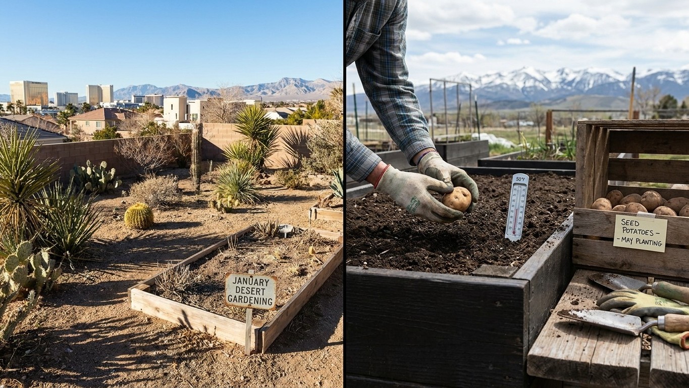 When to Plant Potatoes in Nevada: Counting Back From Your Last Frost