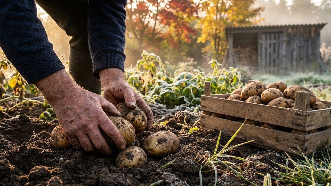 Harvesting and Storing Potatoes in New Brunswick