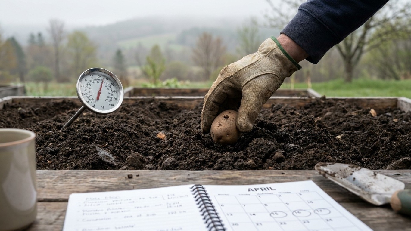 When to Plant Potatoes in New Brunswick: Counting Back From Your Last Frost