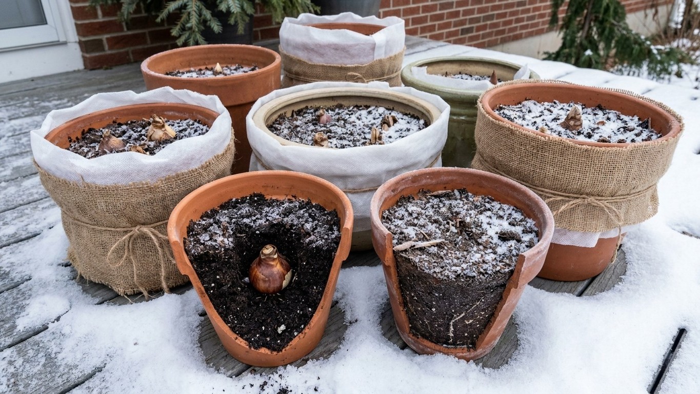 Growing Spring Bulbs in Containers in New Hampshire