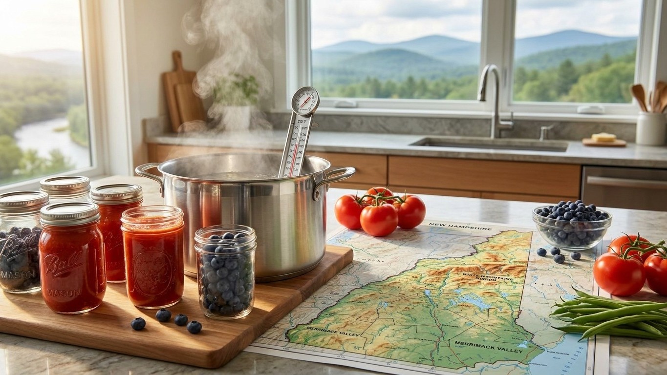 Canning at Altitude in New Hampshire: What Your Elevation Changes