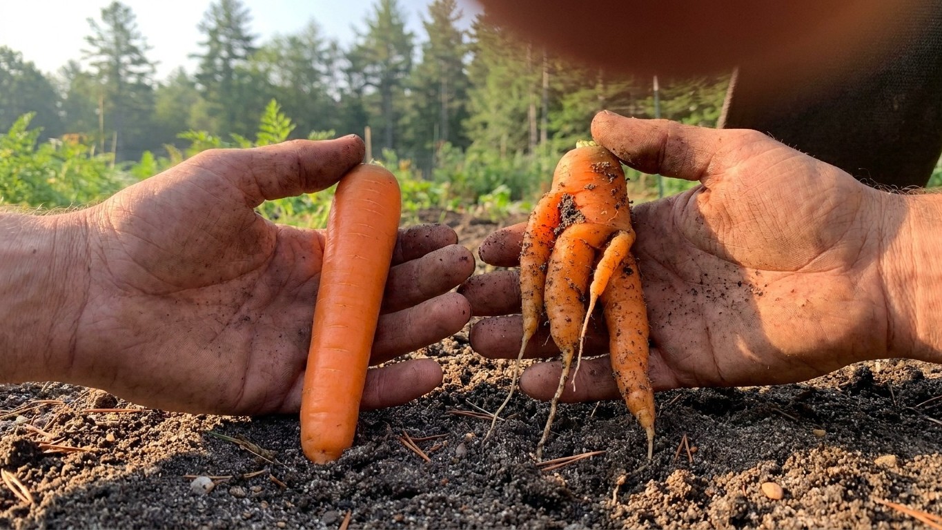 Growing Carrots in New Hampshire: Soil, Sowing and Forked Roots