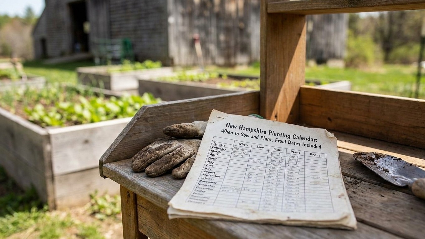 New Hampshire Planting Calendar: When to Sow and Plant, Frost Dates Included